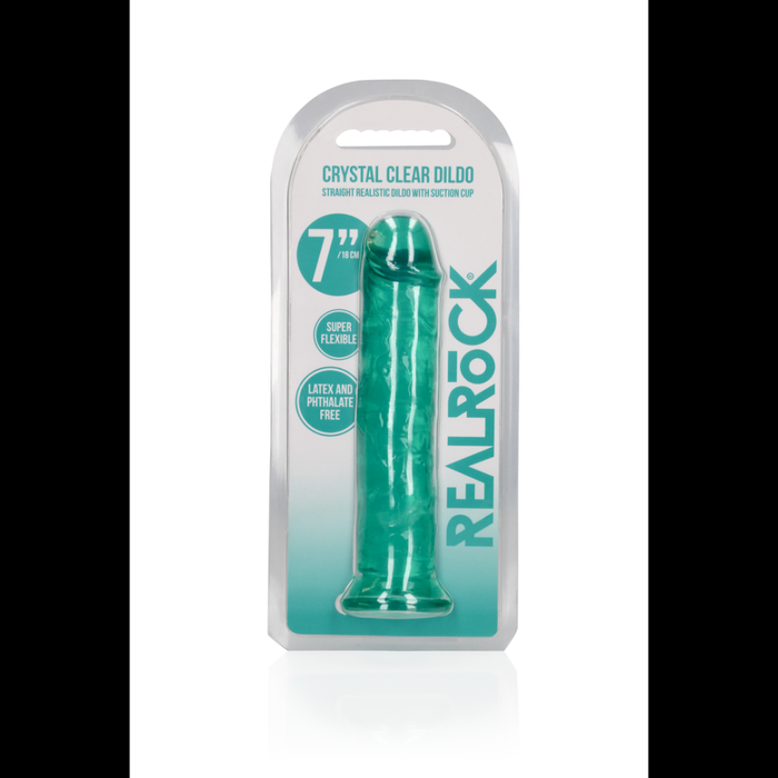 Straight Realistic Dildo with Suction Cup - 7'' / 18