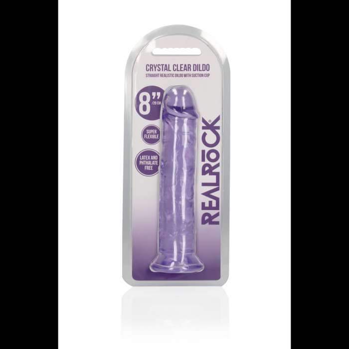 Straight Realistic Dildo with Suction Cup - 8'' / 20