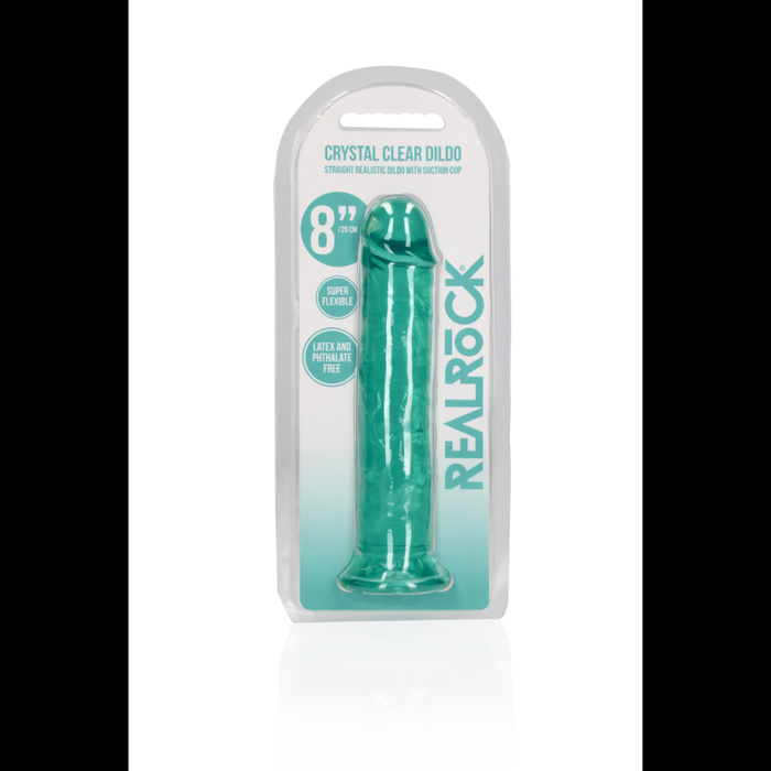 Straight Realistic Dildo with Suction Cup - 8'' / 20