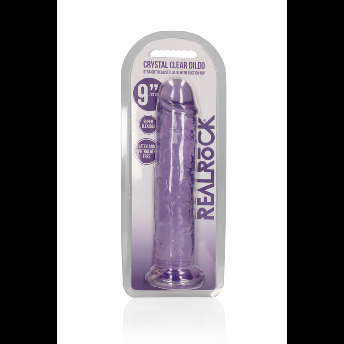 Straight Realistic Dildo with Suction Cup - 9'' / 23