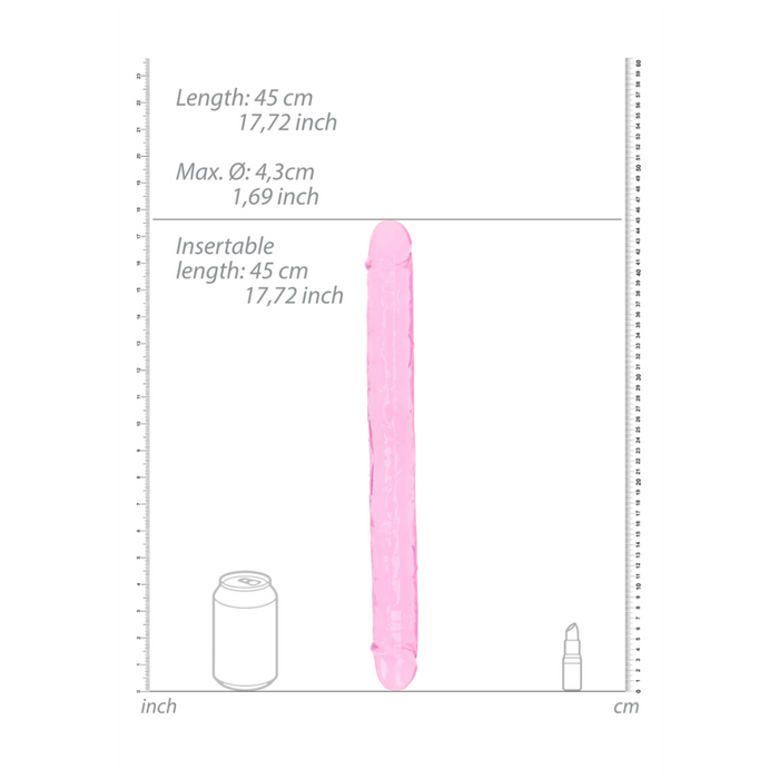 Realistic Double Dong - 18'' / 45 cm