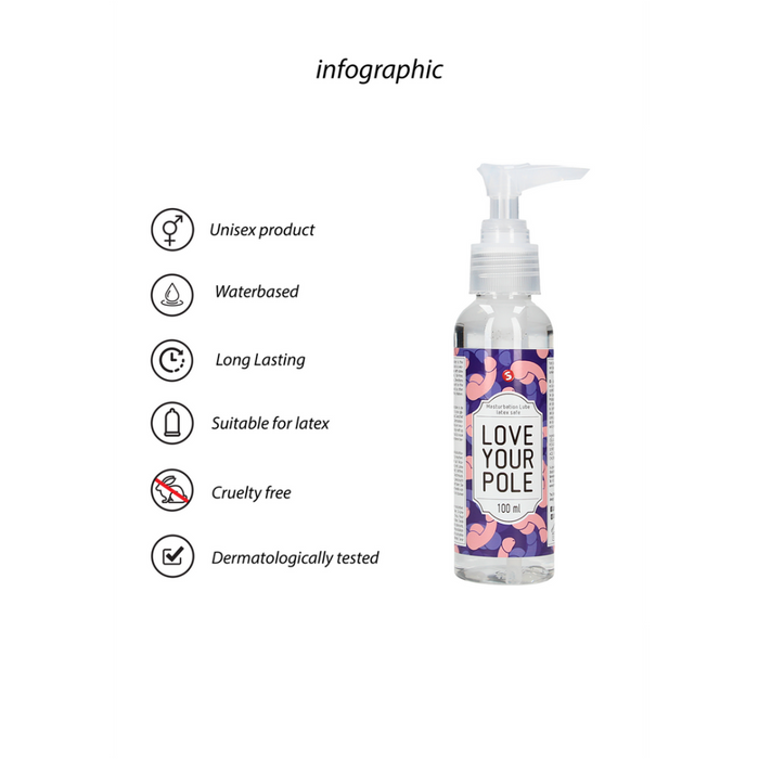 Love Your Pole - Masturbation Lubricant - 3 fl oz / 100 ml