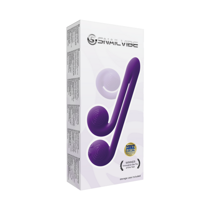 Slak Vibe - Flexibele Vibrator - Paars