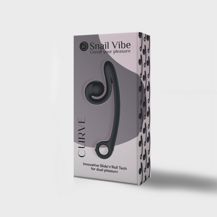 Slakken Vibe - Curve Vibrator - Zwart