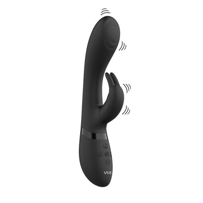 Cato - Pulse G-spot Rabbit - Black