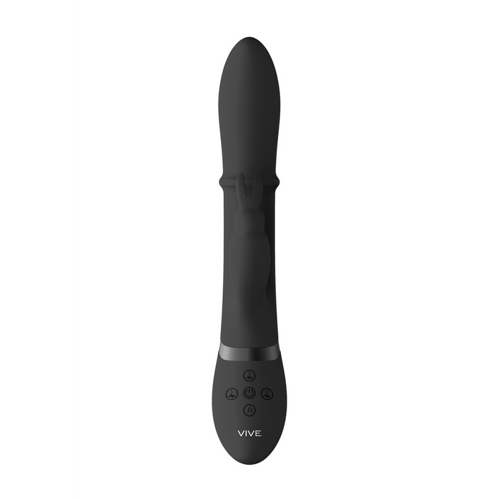 Halo - Ring Rabbit Vibrator - Zwart