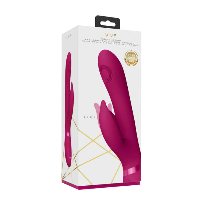 Aimi - Pulse Wave  Vibrating G-Spot Rabbit - Roze