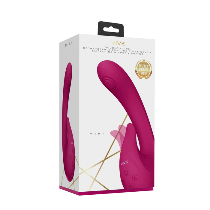 Miki - Pulse Wave  Flickering G-Spot Vibrator - Roze