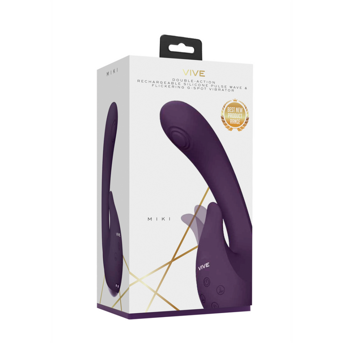 Miki - Pulse Wave  Flickering G-Spot Vibrator - Paars