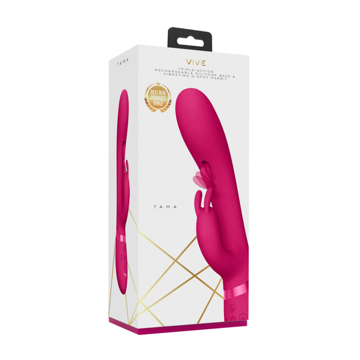 Tama - Wave  Vibrating G-Spot Rabbit - Roze