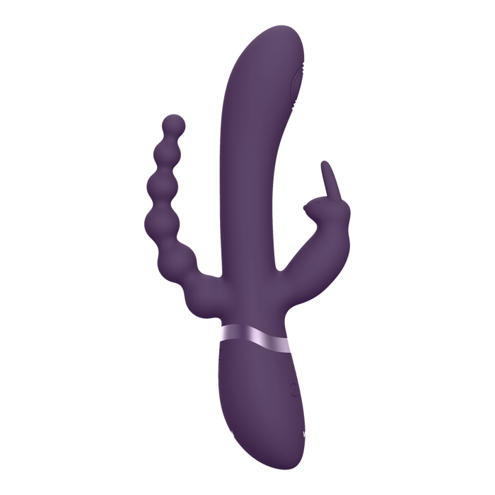 Rini - Pulse Wave  Vibrating Double Penetration Rabbit - Paars