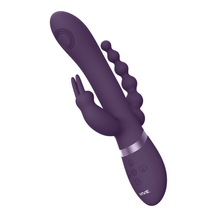 Rini - Pulse Wave  Vibrating Double Penetration Rabbit - Paars