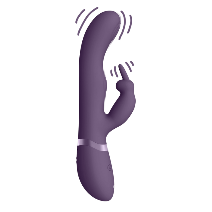 May - Dual Pulse-Wave  Vibrating C-spot  G-Spot Rabbit - Paars