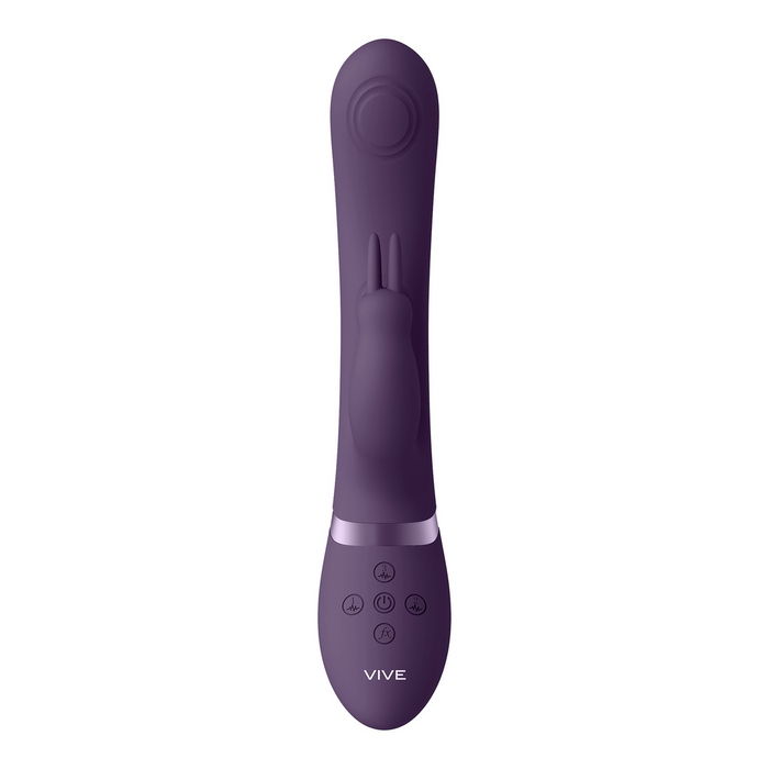 May - Dual Pulse-Wave  Vibrating C-spot  G-Spot Rabbit - Paars