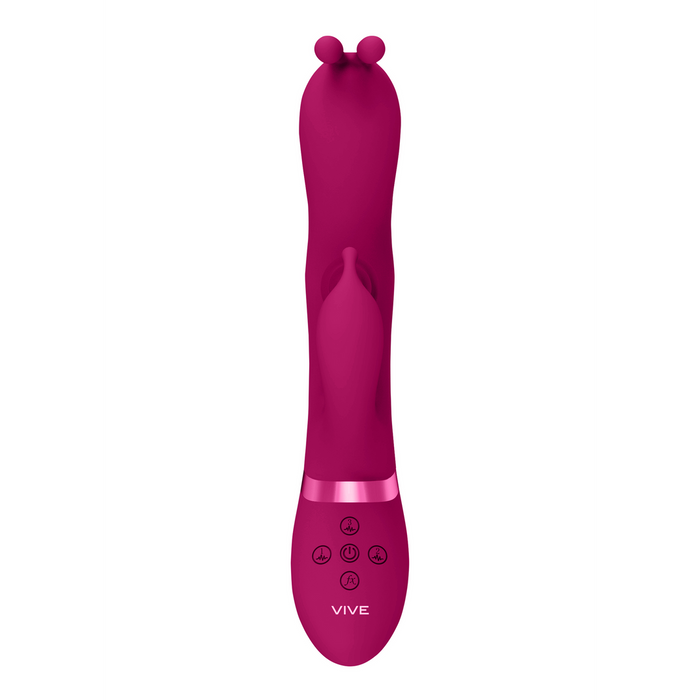 Gada - Vibrerende Bunny Ear G-Spot Rabbit met Pulse Wave Shaft