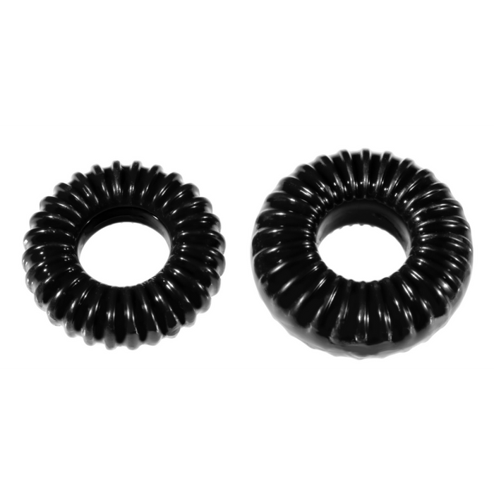 PF Blend Premium Stretch Ribbed Ring - Cockring Set